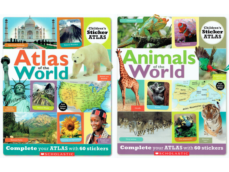 Sticker Atlas Collection (2 books)