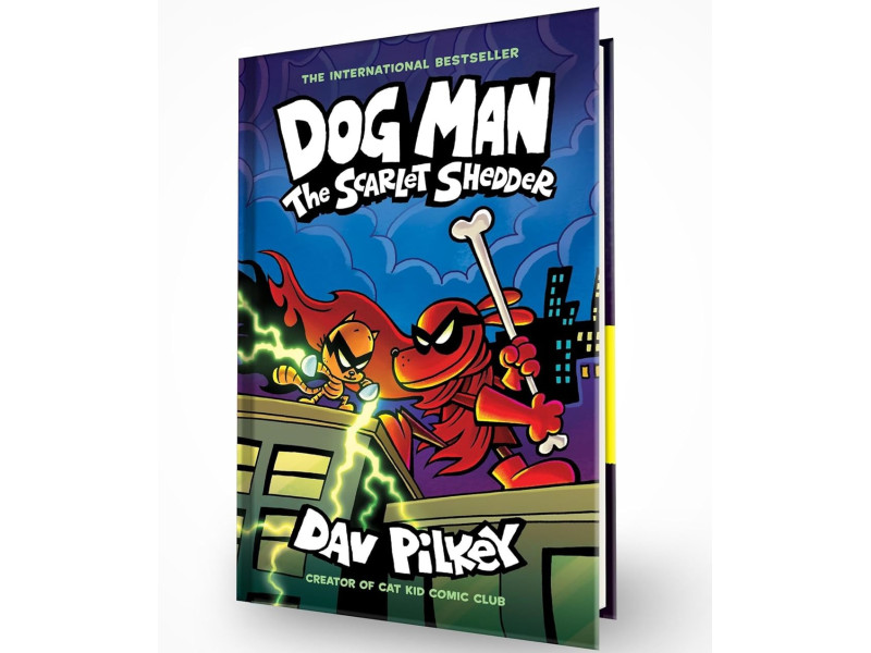 Dog Man #12 The Scarlet Shedder by Dav Pilkey (Author & Illustrator)