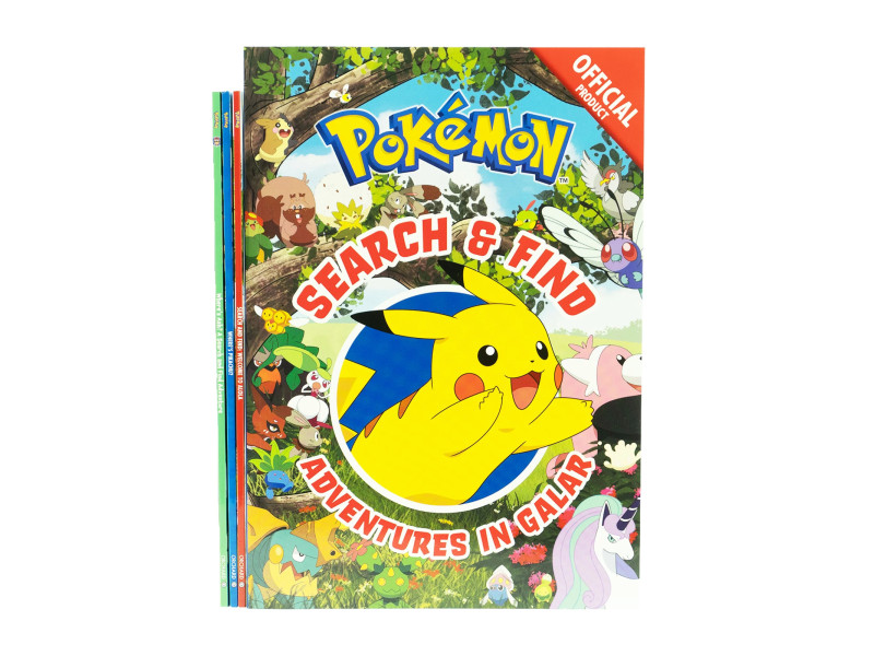 Pokemon Search & Find Adventures (4 Books)