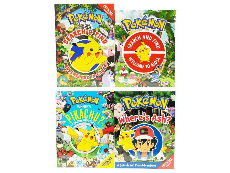 Pokemon Search & Find Adventures (4 Books)