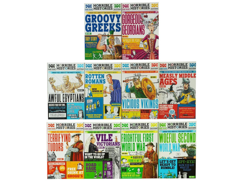 Horrible Histories Collection (10 Books)