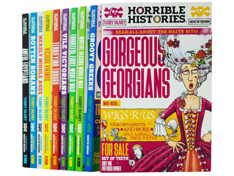 Horrible Histories Collection (10 Books)