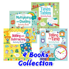 Usborne Maths Activity Collection (4 Books)